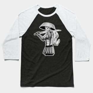 Samurai skull ronin Baseball T-Shirt